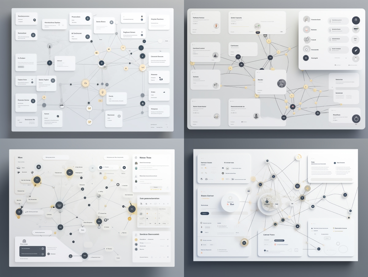 Midjourney SaaS dashboard design