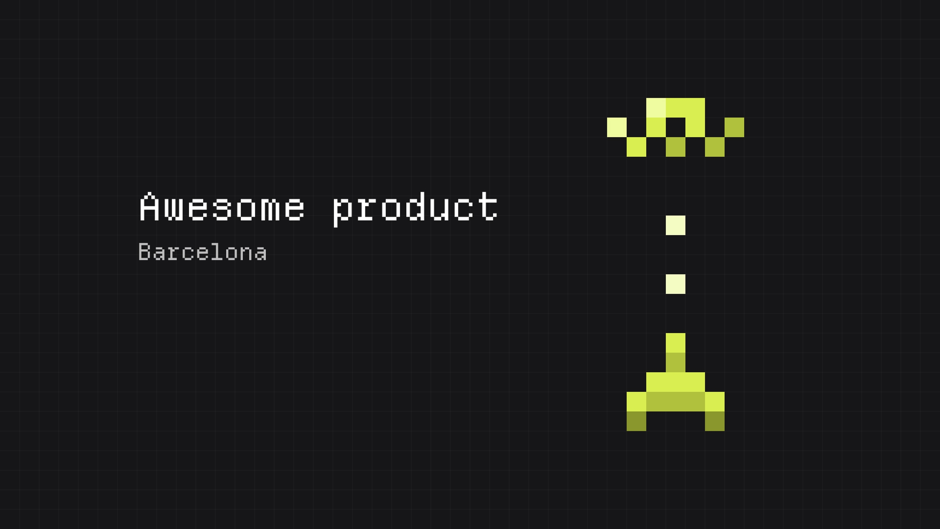 Elena and I presenting our talk on product design at the Barcelona offsite